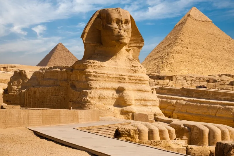 The Sphinx and Pyramids, Cairo